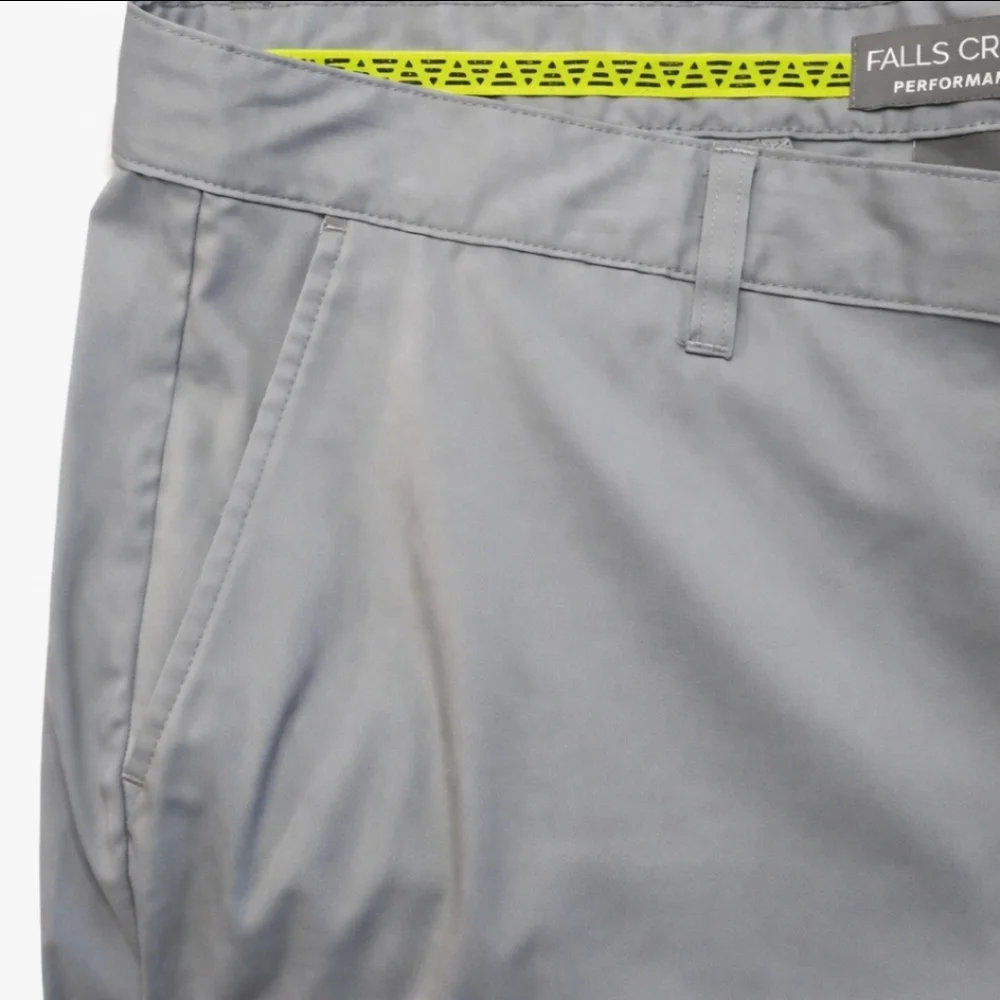Falls Creek Performance Gray Poly Spandex Athletic Mens Golf Shorts Sz 42